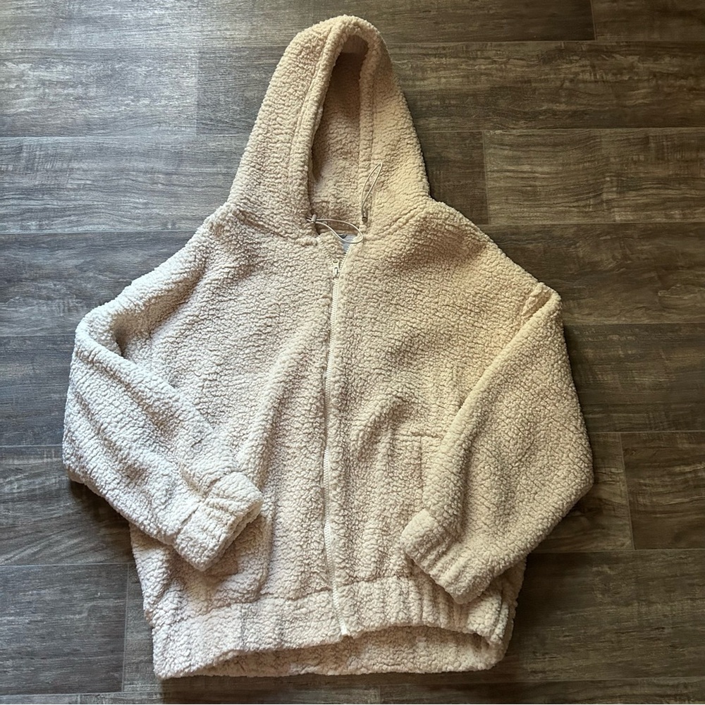 Aerie Fur Jacket Oversized Size Small NWT